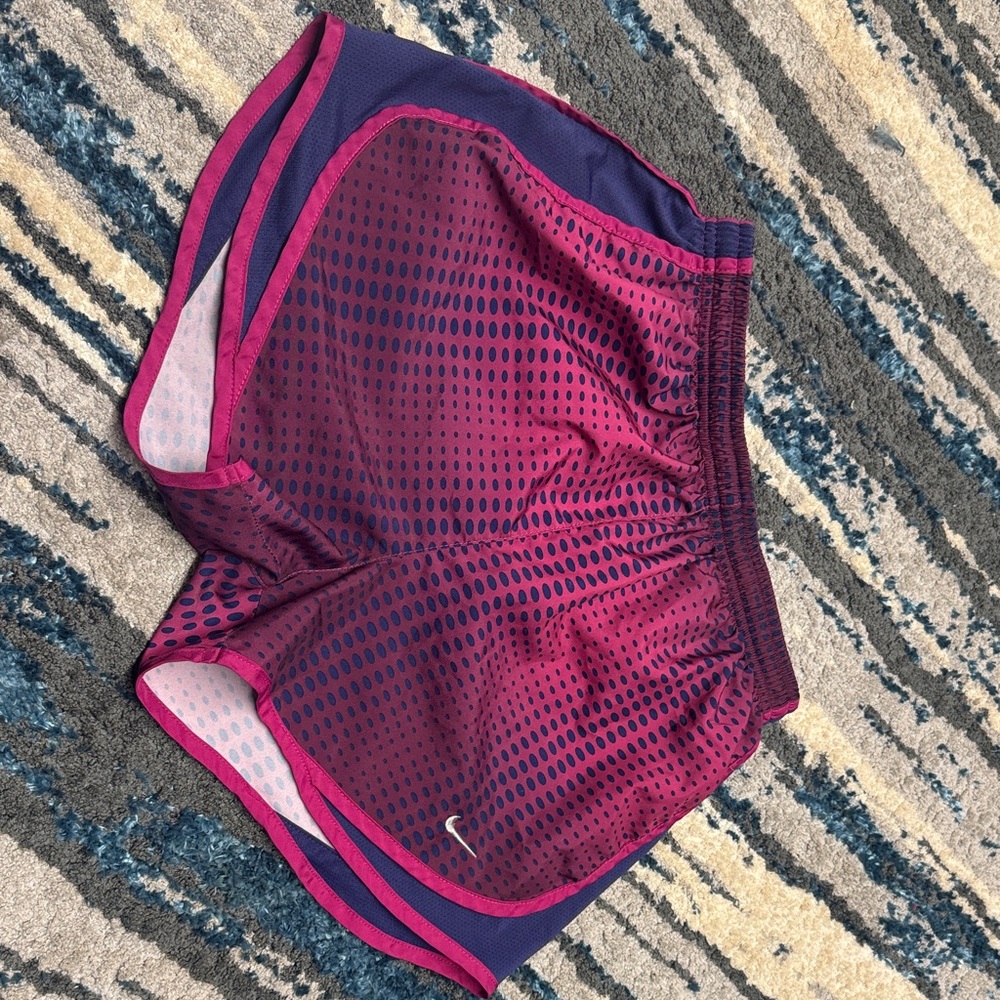 Nike Women's Athletic Shorts in Pink and Navy